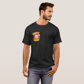 Glückliches Katzen-Spielautomat T-Shirt (Vorne ganz)