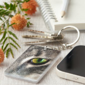 Glückliches Katzenauge Schlüsselanhänger (Vorderseite rechts)