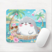 GLÜCKLICHES KAWAII HAWAII MOUSEPAD (Mit Mouse)