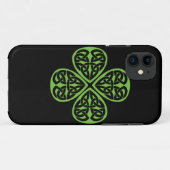 Glückliches keltisches Blatt-Kleeblatt iphone4 des Case-Mate iPhone Hülle (Rückseite (Horizontal))