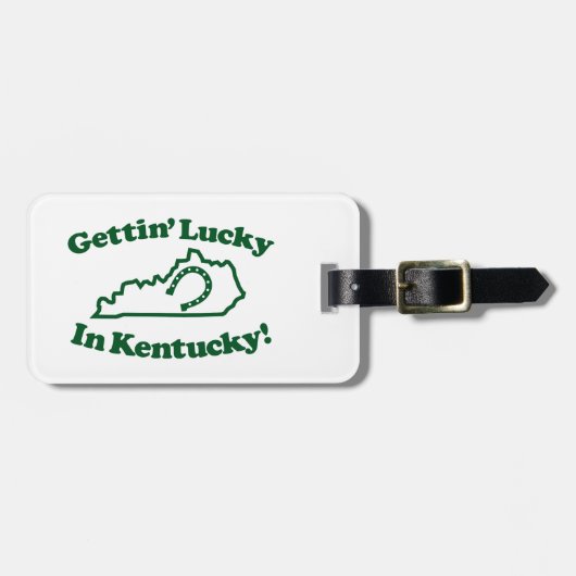 Glückliches Kentucky Gepäckanhänger (Vorderseite horizontal)