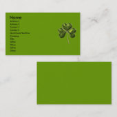 Glückliches Kleeblatt 1A Visitenkarte (Vorne/Hinten)