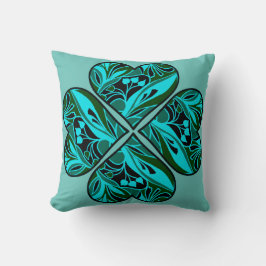 Glückliches Kleeblatt  Kissen