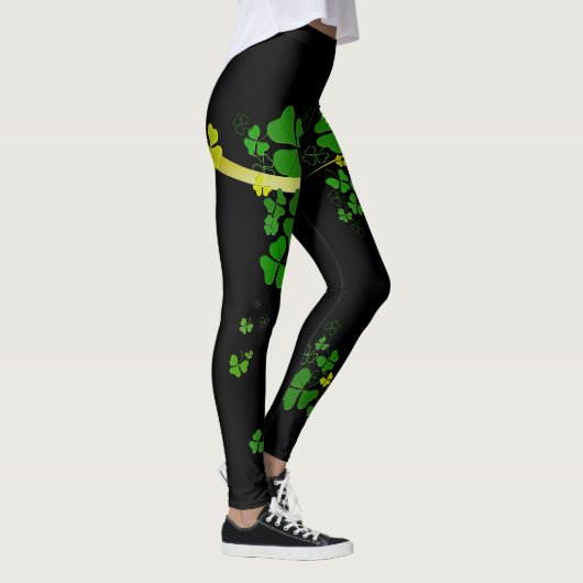 Glückliches Kleeblatt Leggings (Rechts)