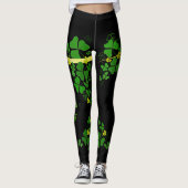 Glückliches Kleeblatt Leggings (Vorderseite)