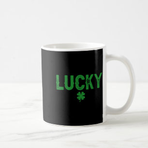 Glückliches Kleeblatt lustiger St. Patricks Tag Pa Kaffeetasse