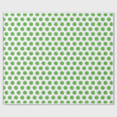 Glückliches Kleeblatt St. Patrick's Day Wrapping P Geschenkpapier (Flach)