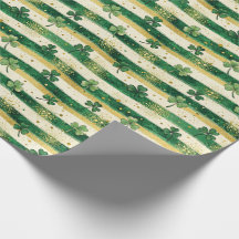 Glückliches Kleiderpapier St. Patrick's Day Wrappi
