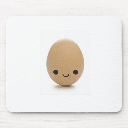 Glückliches kleines Ei Mousepad (Vorne)