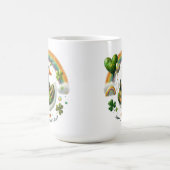 Glückliches kleines Entlein - St. Patrick's Day Kaffeetasse (Mittel)