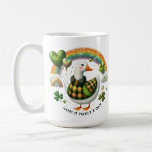 Glückliches kleines Entlein - St. Patrick's Day Kaffeetasse