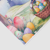 Glückliches kleines Kaninchen 1, Ostern Seidenpapier (Ausschnitt)