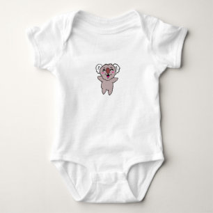 Glückliches kleines Koala-Baby-Top Baby Strampler