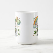 Glückliches kleines Ziege Kaffeetasse (Mittel)