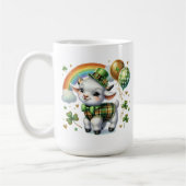 Glückliches kleines Ziege Kaffeetasse (Links)