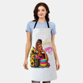 Glückliches Kochen Schürze (Getragen)