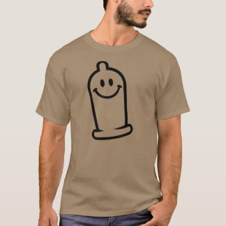 Glückliches Kondomgesicht T-Shirt