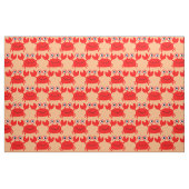 Glückliches Krabbengewohnheitsgewebe Stoff (Fat Quarter (45,7 x 55,9 cm))