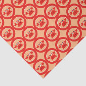 Glückliches KrabbenSeidenpapier Seidenpapier (Ausschnitt)