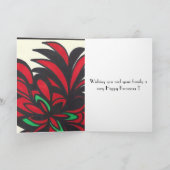 Glückliches Kwanzaa Feiertagskarte (Innenseite)