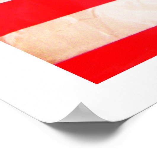 GLÜCKLICHES LABOR DAY FLAG Poster (Ecke)