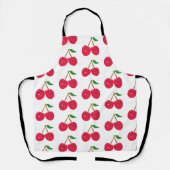 Glückliches Lächeln Kawaii Kirsche Frucht Schürze (Vorderseite)