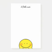 glückliches Lächeln Post-it Klebezettel (Vorderseite)