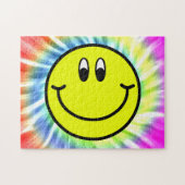 Glückliches lächelndes Gesicht Emoji Puzzle (Horizontal)