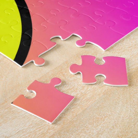 Glückliches lächelndes Gesicht Emoji Puzzle (Seite)