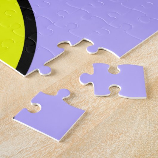 Glückliches lächelndes Gesicht Emoji Puzzlespiel Puzzle (Seite)