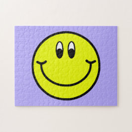 Glückliches lächelndes Gesicht Emoji Puzzlespiel Puzzle