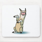 Glückliches Lama Mousepad (Vorne)