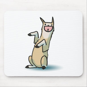 Glückliches Lama Mousepad