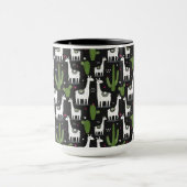 Glückliches Lama-Muster Tasse (Zentrum)