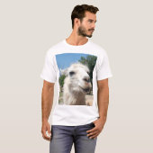 Glückliches Lama T-Shirt (Vorne ganz)