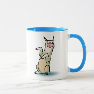 Glückliches Lama Tasse