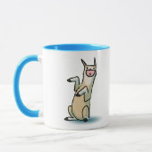 Glückliches Lama Tasse (Links)