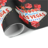 Glückliches Las Vegas-Packpapier Geschenkpapier (Rolleneckpunkt)