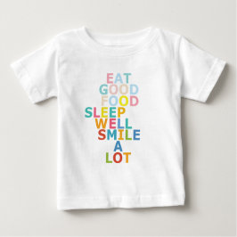 Glückliches Leben Baby T-shirt
