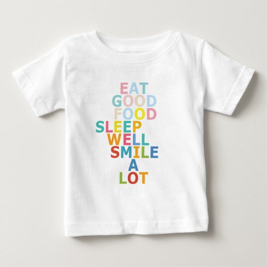 Glückliches Leben Baby T-shirt (Vorderseite)