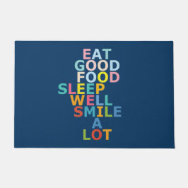 Glückliches Leben Fußmatte