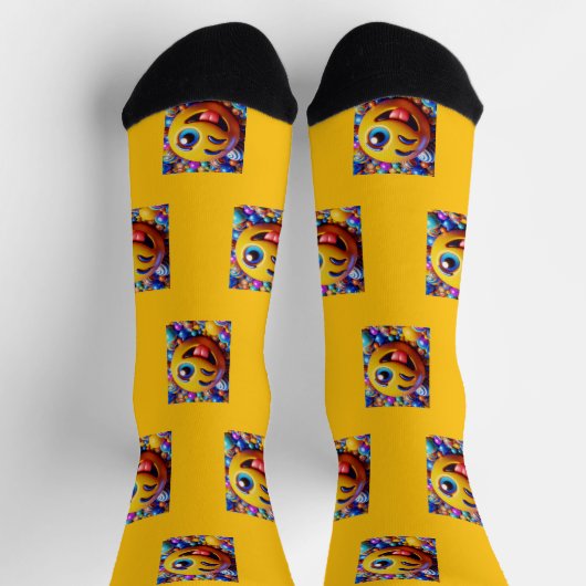 GLÜCKLICHES LEBEN SOCKEN (Oben)