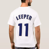 Glückliches Leeper Team-Shirt T-Shirt (Rückseite)