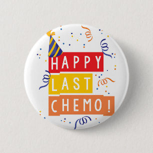 Glückliches letztes Chemo! Button