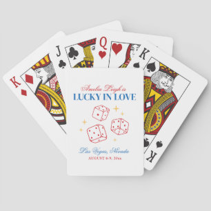 Glückliches Liebeskasino-Junggesellinnen-Wochenend Spielkarten