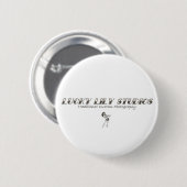 Glückliches Lilien-Studio-Button Button (Vorne & Hinten)