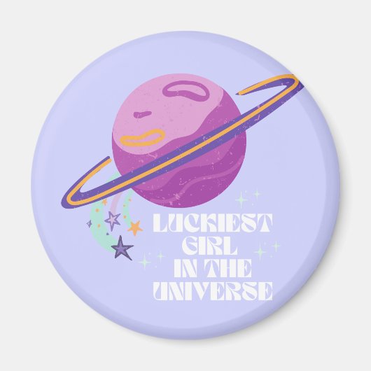 Glückliches Mädchen, glücklichstes Mädchen, Glück, Magnet (Vorne)