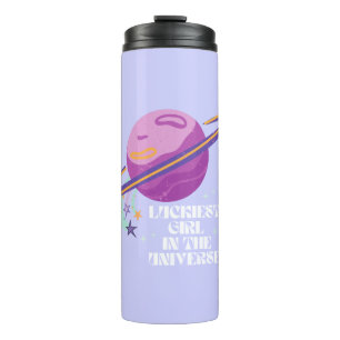 Glückliches Mädchen, glücklichstes Mädchen, Glück, Thermosbecher