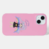 Glückliches Mädchen Handgezeichnete Illustration – Case-Mate iPhone Hülle (Rückseite (Horizontal))