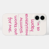 Glückliches Mädchen-Handyhülle Case-Mate iPhone Hülle (Rückseite (Horizontal))